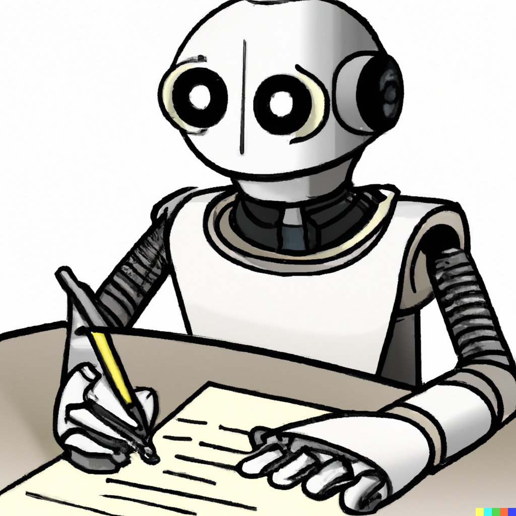 AI writing a cover letter